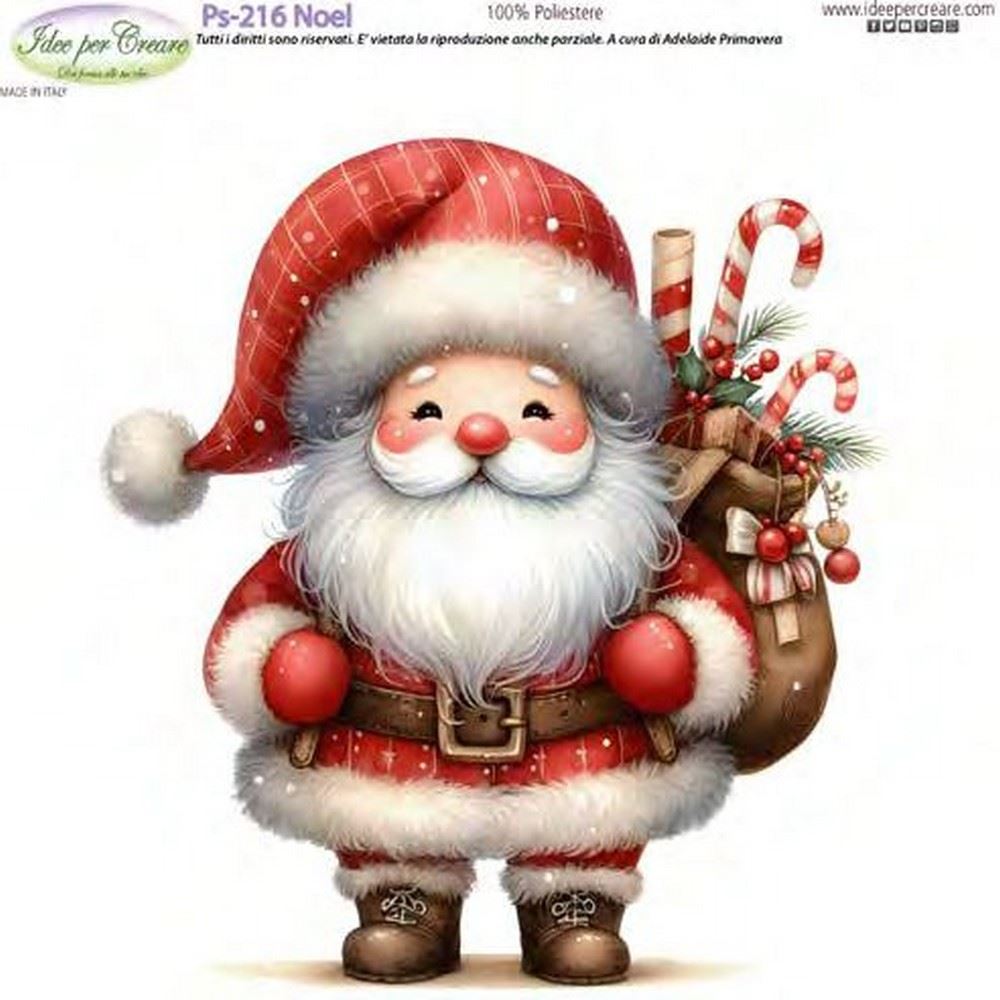 Pannolenci Stampato Noel Idee per Creare