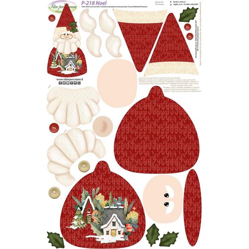 Pannolenci Stampato Noel