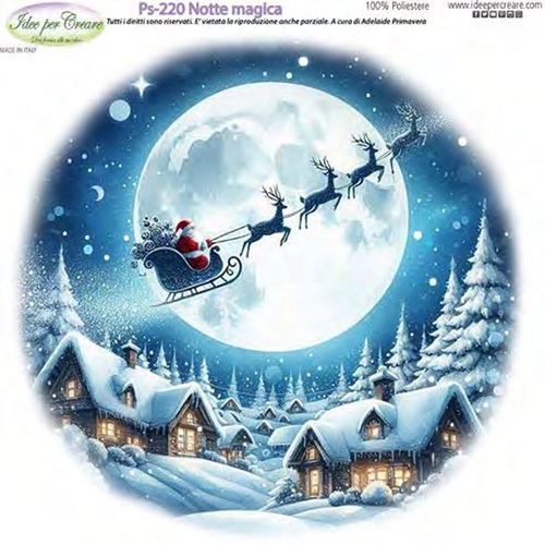 Pannolenci Stampato Notte Magica