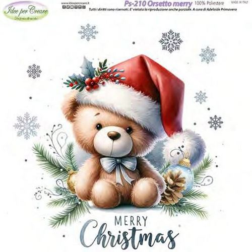 Pannolenci Stampato Orsetto Merry