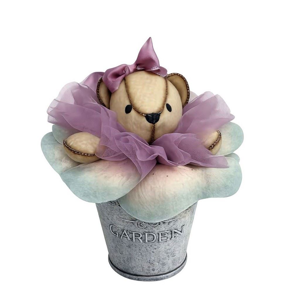 Pannolenci Stampato Orsetto piantina