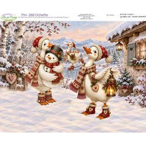 Pannolenci Stampato Paesaggio Innevato Idee per Creare