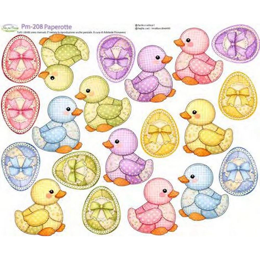 Pannolenci Stampato Paperotte