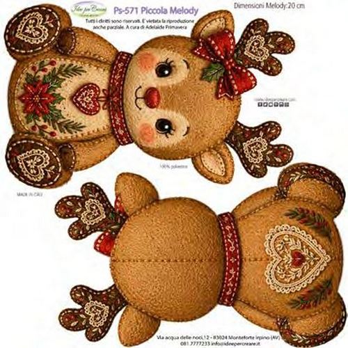 Pannolenci Stampato Piccola Melody