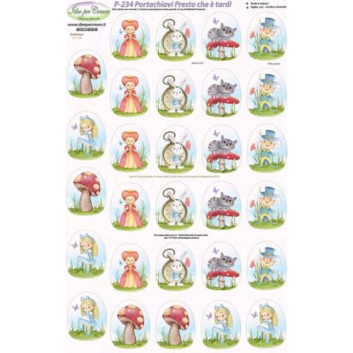 Pannolenci Stampato Portachiavi Presto che è tardi