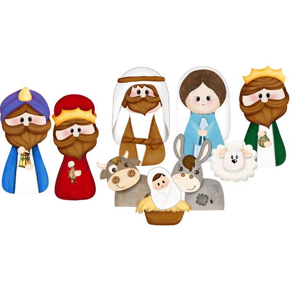 Pannolenci Stampato Presepe