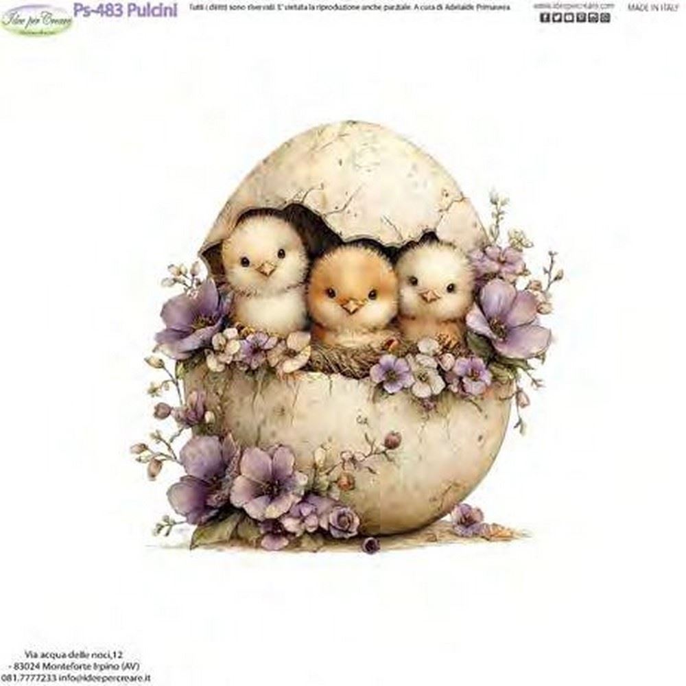 Pannolenci Stampato Pulcini