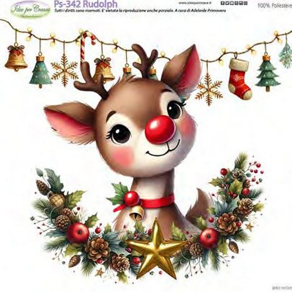 Pannolenci Stampato Rudolf