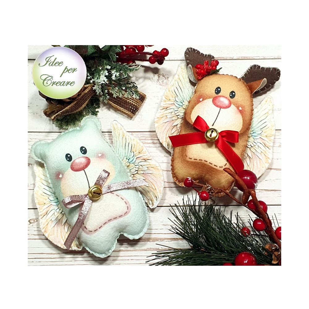 Pannolenci Stampato Rudolph Angel