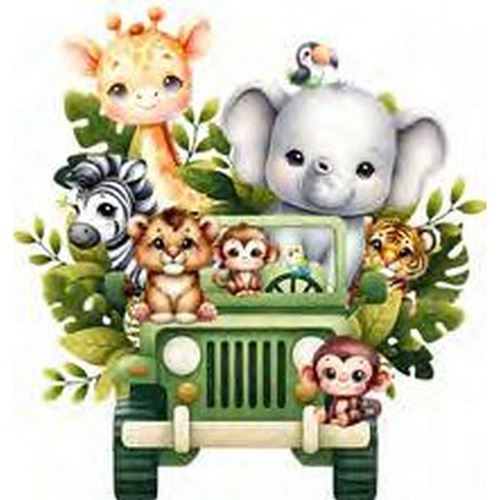 Pannolenci Stampato Safari