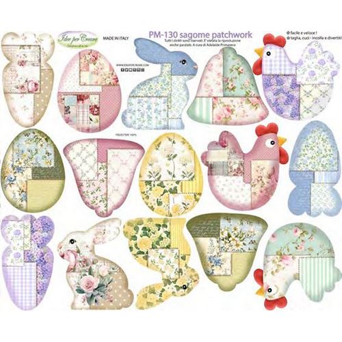 Pannolenci Stampato Sagome Patchwork