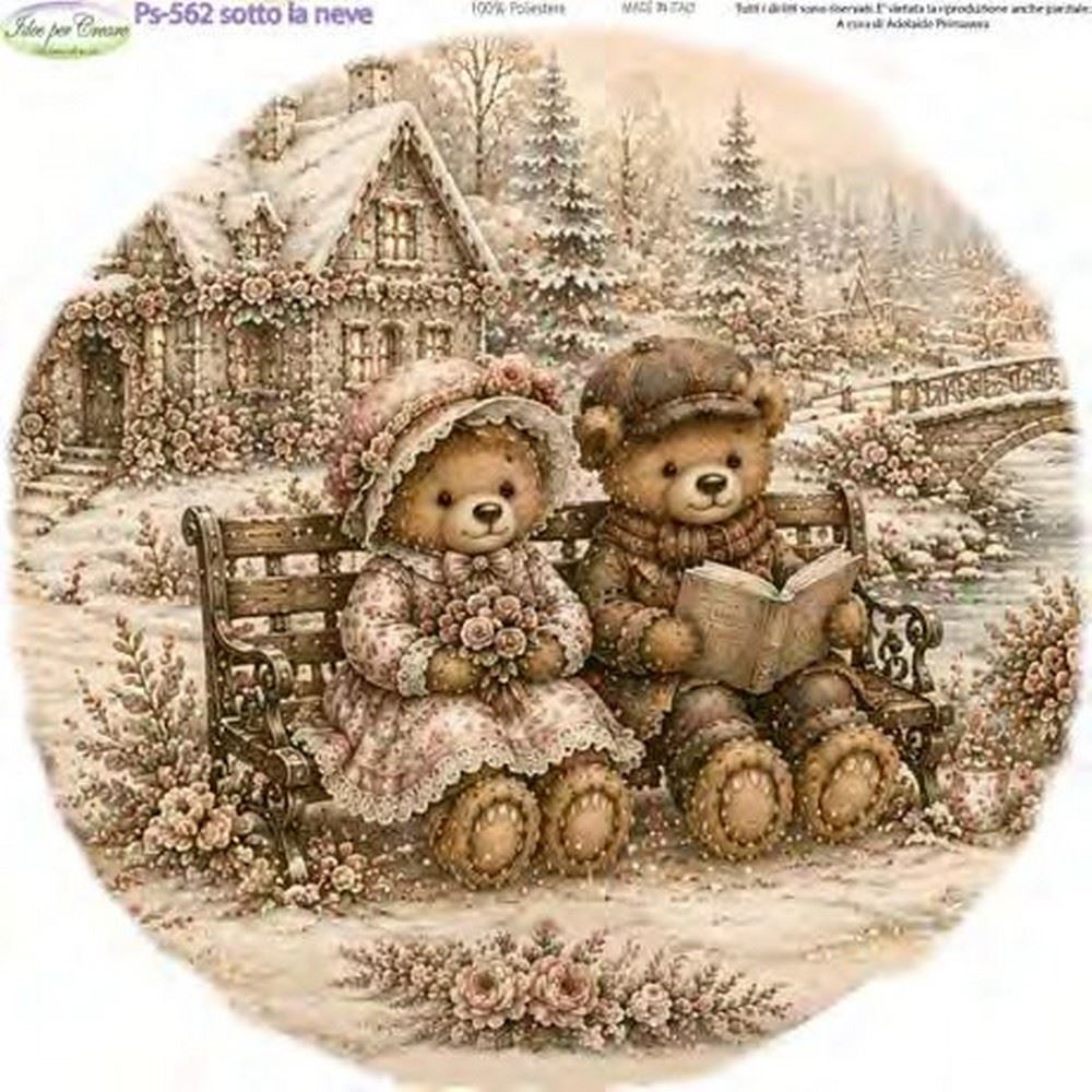 Pannolenci Stampato Sotto la neve