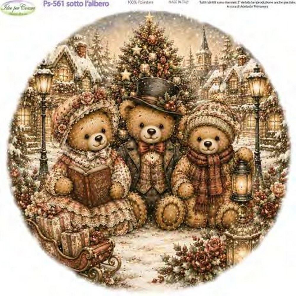 Pannolenci Stampato Sotto l'albero