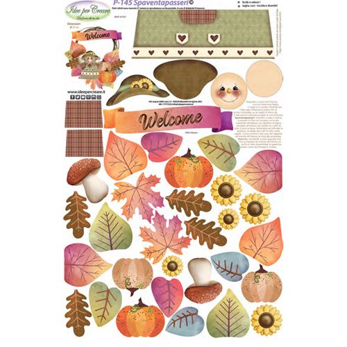 Pannolenci Stampato Spaventapasseri