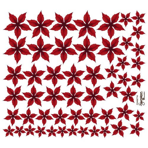 Pannolenci Stampato Stella di Natale
