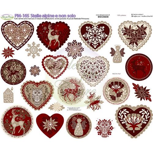 Pannolenci Stampato Stelle alpine e non solo