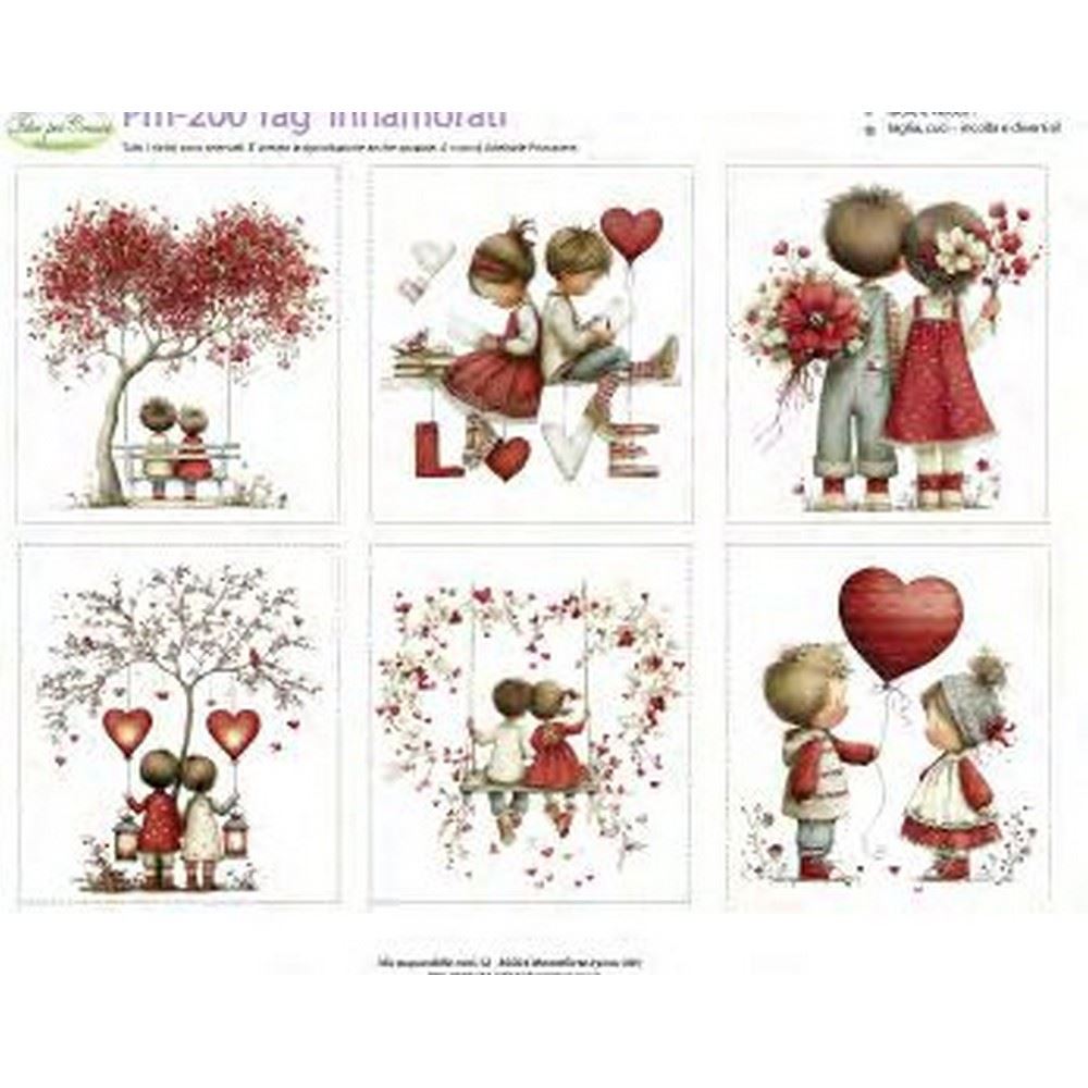 Pannolenci Stampato Tag Innamorati