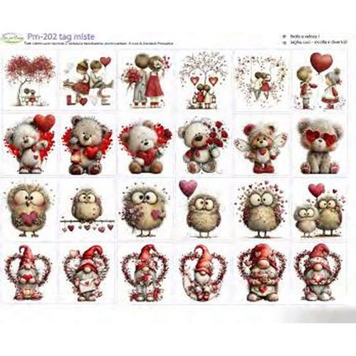 Pannolenci Stampato Tag Miste