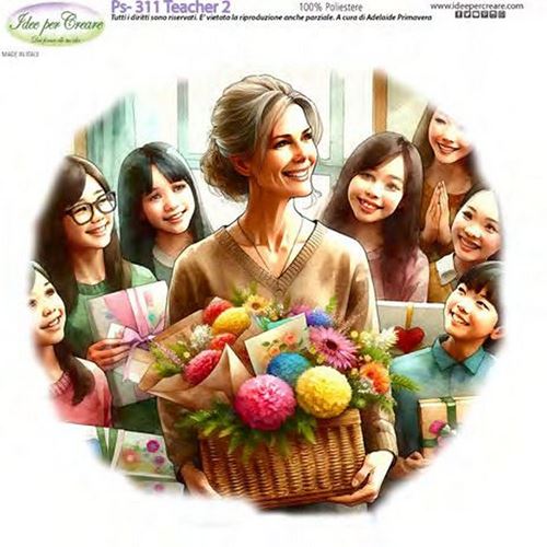 Pannolenci Stampato Teacher 2