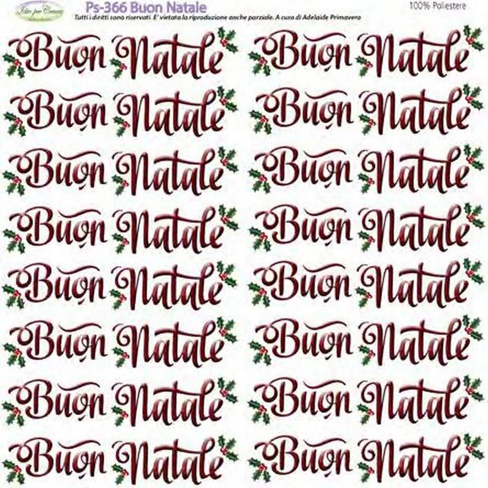 Pannolenci Stampato scritta Buon Natale piccolo