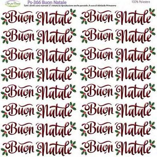 Pannolenci Stampato scritta Buon Natale piccolo