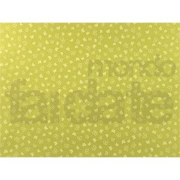 Pannolenci Verde Salvia con Farfalle