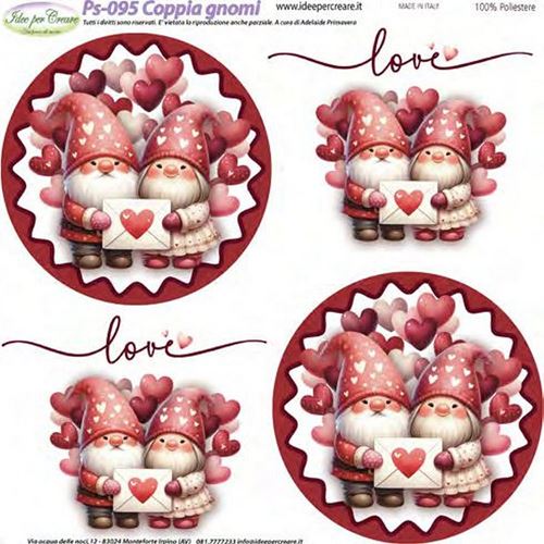 Pannolenci  Coppia Gnomi