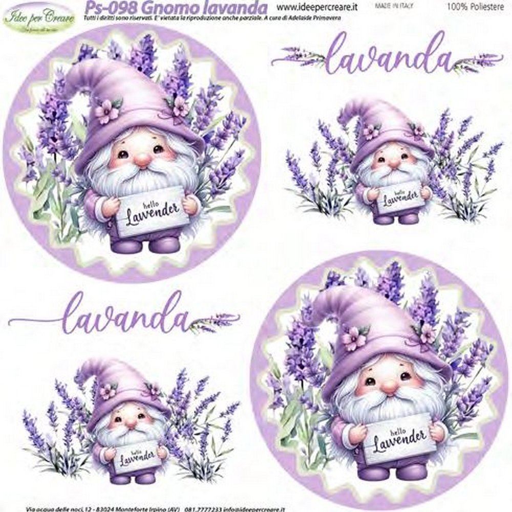 Pannolenci Gnomo Lavanda