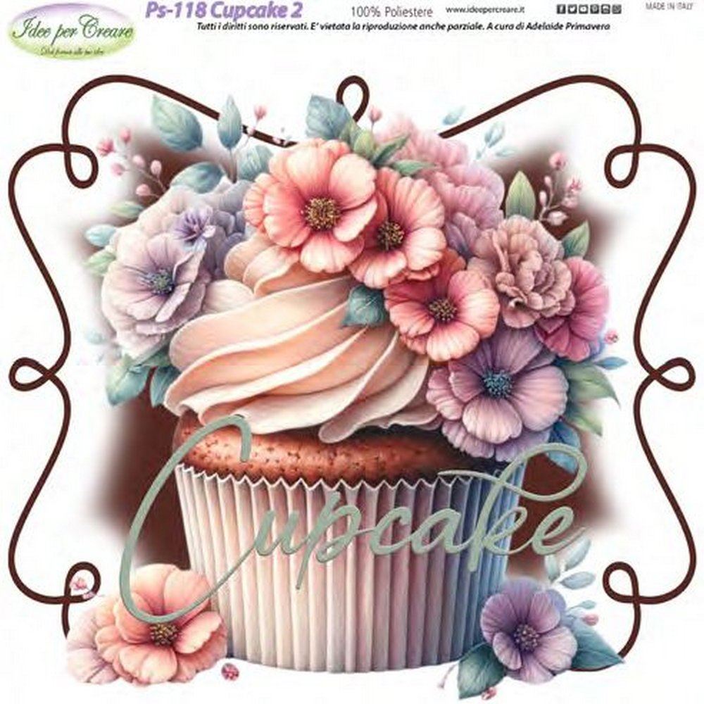 Pannolenci Stampato Cupcake 2