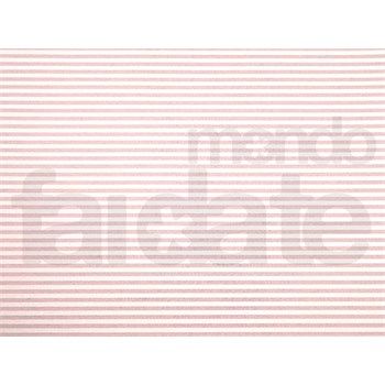 Pannolenci a Righe Rosa pastello e Crema