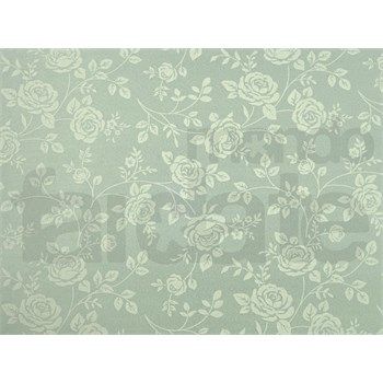 Pannolenci con Rose Grigio argentato e Corda