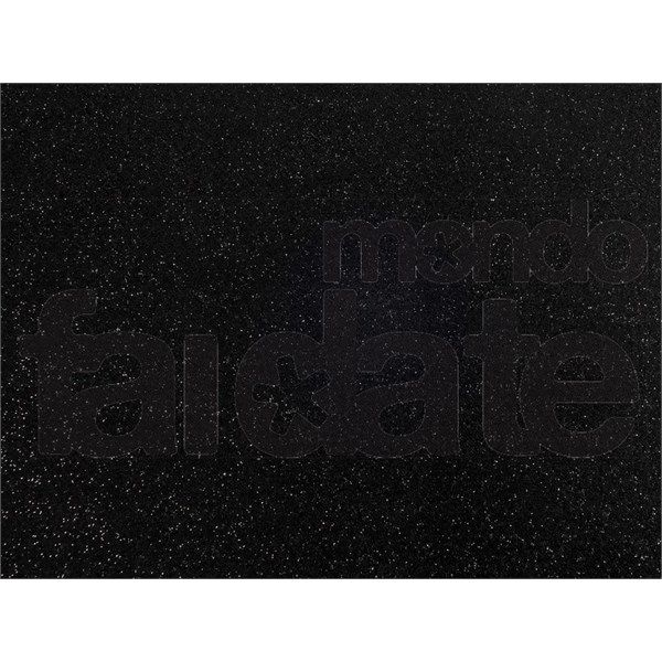 Pannolenci glitterato Nero