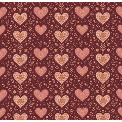 Pannolenci sfondo cuoricini