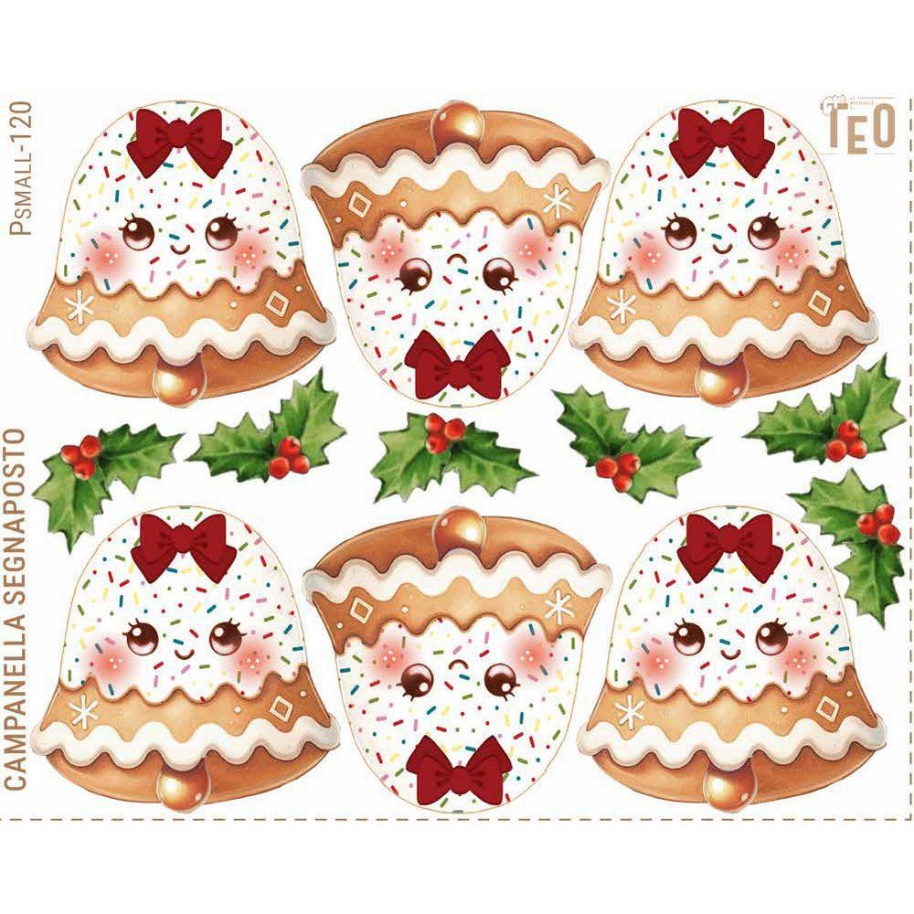 Pannolenci stampato Campanella Segnaposto