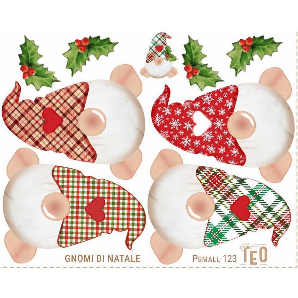 Pannolenci stampato Gnomi di Natale