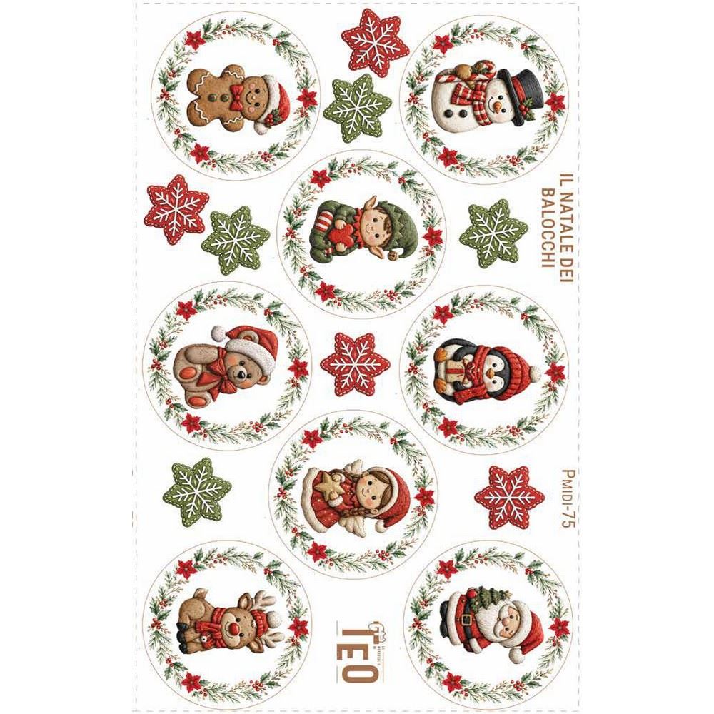 Pannolenci stampato Il Natale dei Balocchi