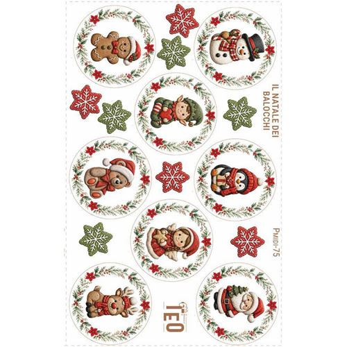 Pannolenci stampato Il Natale dei Balocchi