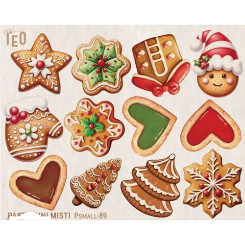 Pannolenci stampato Pasticcini Misti