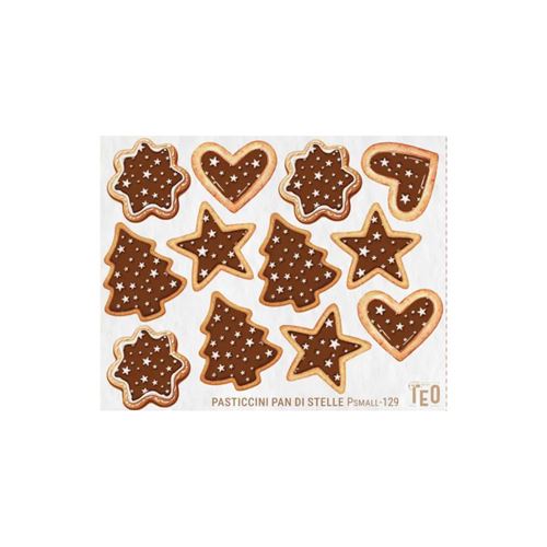 Pannolenci stampato Pasticcini Pan di Stelle