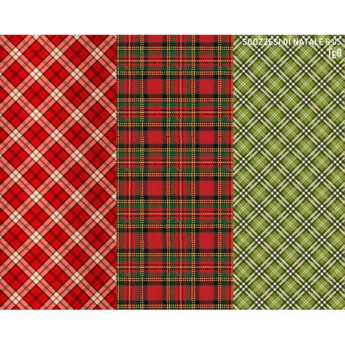 Pannolenci stampato Scozzesi di Natale