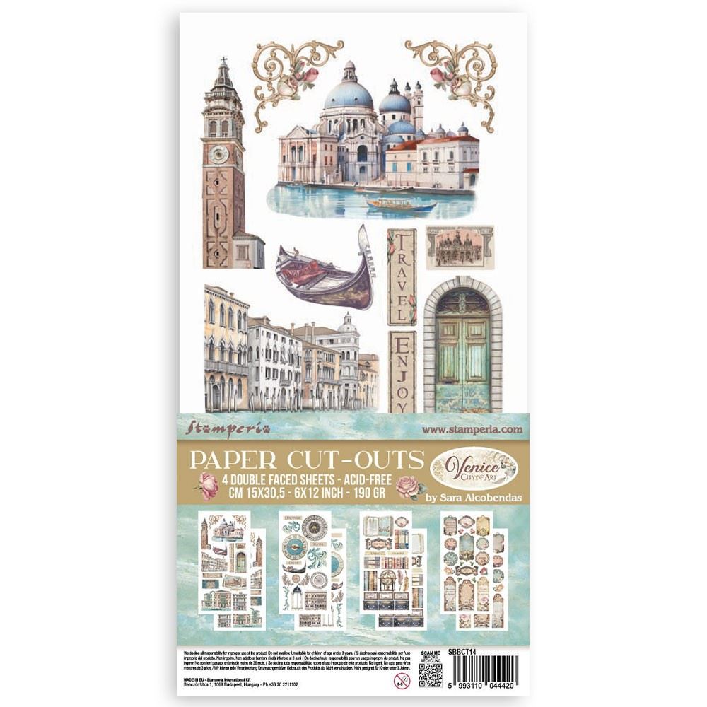 Paper Cut-Outs Venice City of Art Stamperia