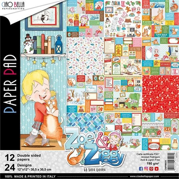 Paper Pad Zoe & Ziggy