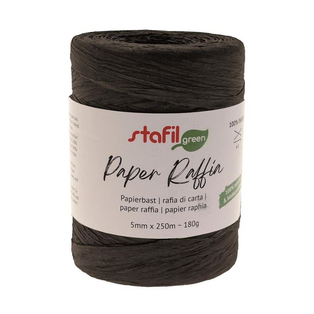 Paper Raffia Nero