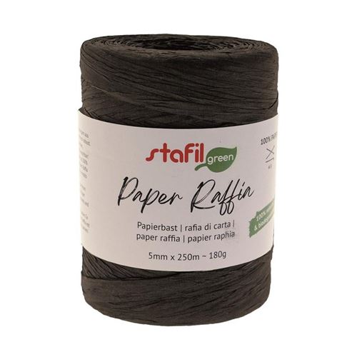 Paper Raffia Nero