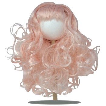 Parrucca Per Bambole Capelli Ricci Rosa Mondo Fai Da Te