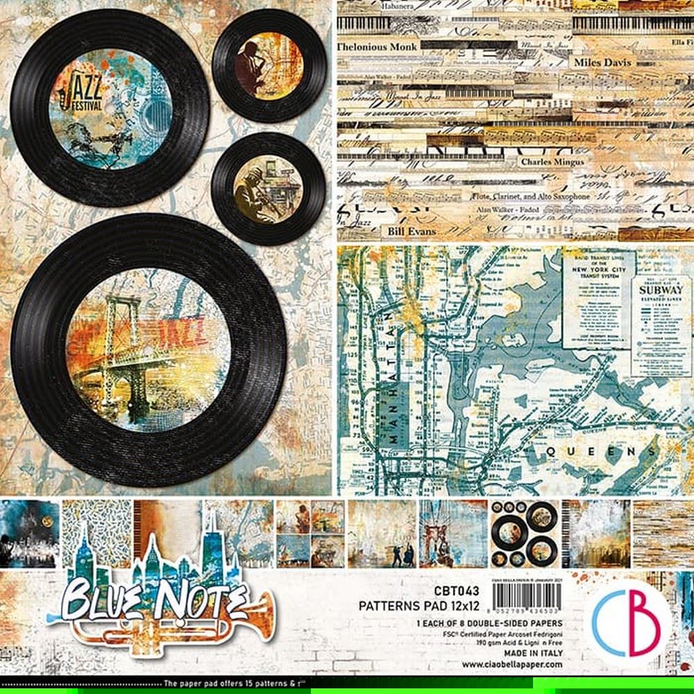 Patterns Pad Blue Note