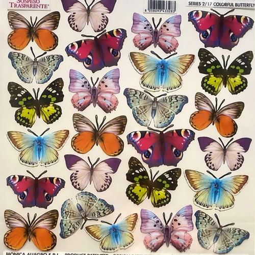 Pellicola Modellabile Colorful Butterfly Serie 2/17 New