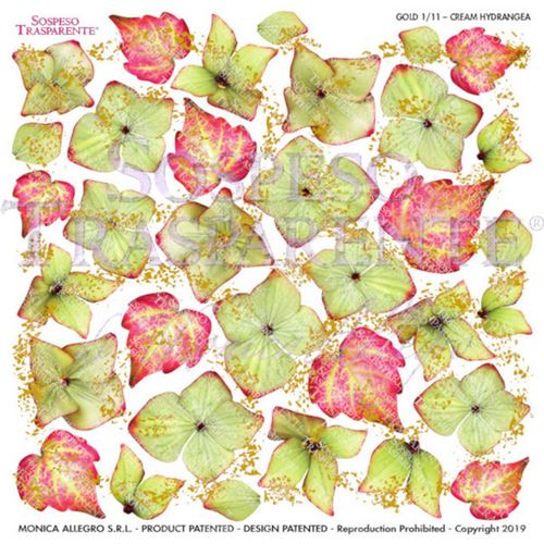 Pellicola Modellabile Cream Hydrangea Serie Gold