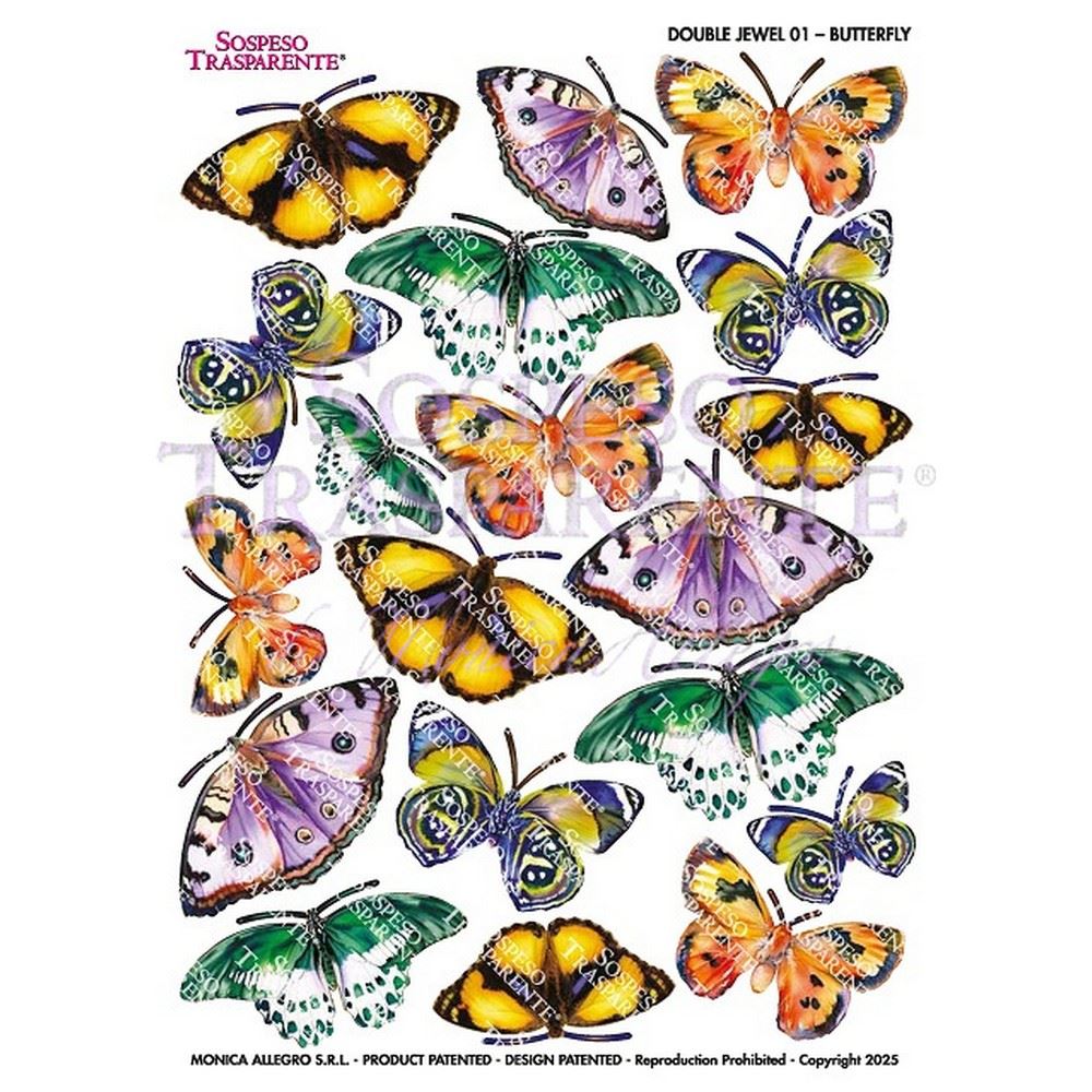 Pellicola Modellabile Double Jewel New Butterfly