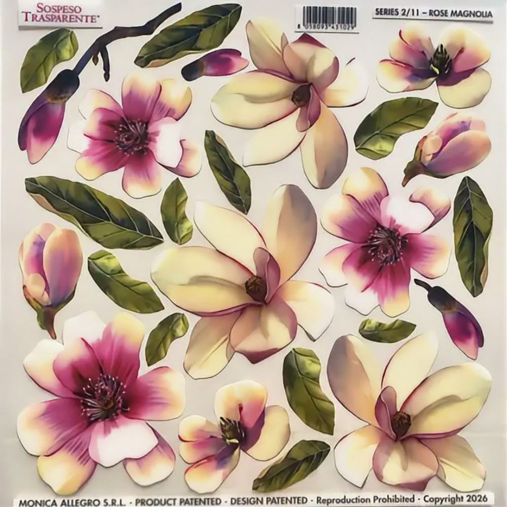 Pellicola Modellabile Rose Magnolia Serie 2/11